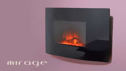 Apex Fires - Mirage - wall mounted electric fire